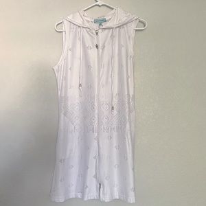 White Swimsuit Coverup